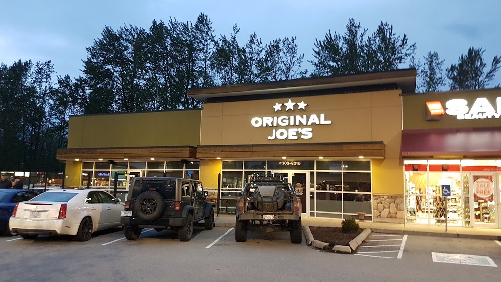 Original Joes Restaurant & Bar | 8249 Eagle Landing Pkwy #302, Chilliwack, BC V2R 0P9, Canada | Phone: (604) 392-5637