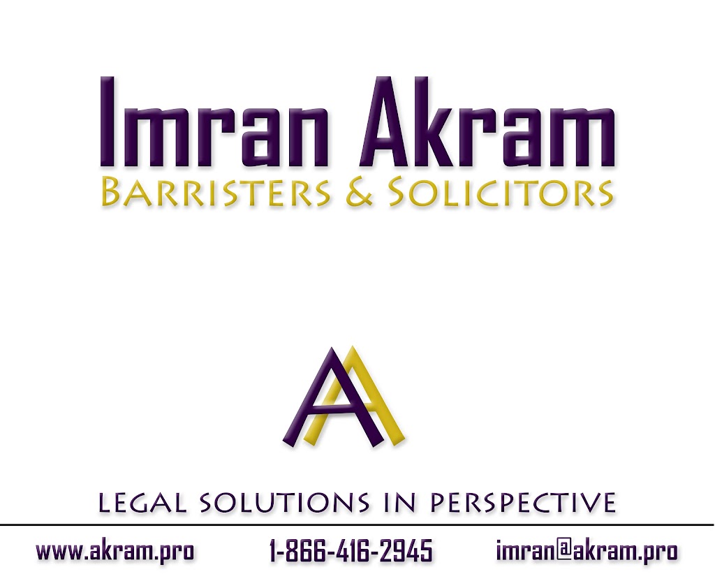 Imran Akram - Barristers & Solicitors | 1300 Hurontario St, Mississauga, ON L5G 3H3, Canada | Phone: (289) 814-2944