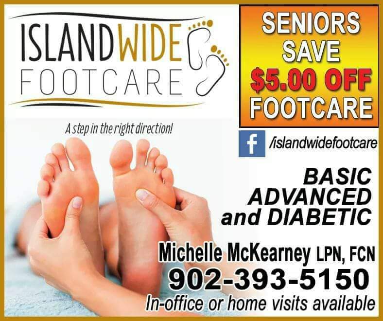 Islandwide Foot Care | 8 Ling Dr, York, PE C0A 1P0, Canada | Phone: (902) 393-5150