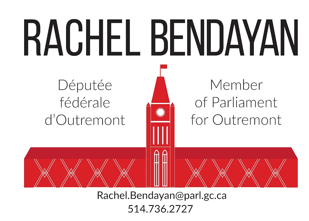 Rachel Bendayan, Députée/MP Outremont | 154 Av. Laurier O Suite 302, Montréal, QC H2T 2N7, Canada | Phone: (514) 736-2727