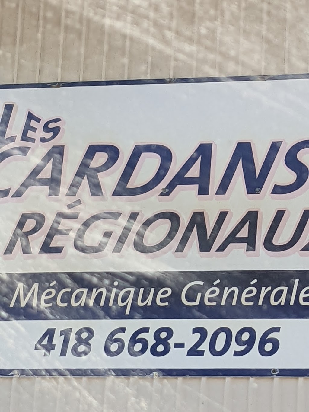 Cardans Regionaux Enr | 1490 Boulevard St Jude, Alma, QC G8B 3L4, Canada | Phone: (418) 668-2096