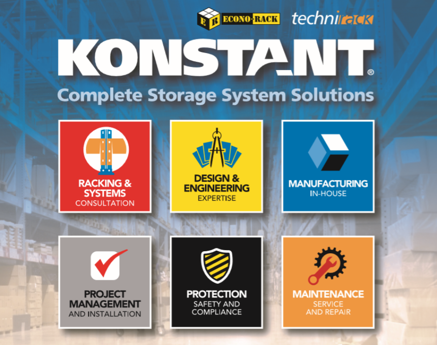 KONSTANT - Warehouse Pallet Rack Systems - New & Used | 1303 North Service Rd E Unit 3, Oakville, ON L6H 1A7, Canada | Phone: (905) 337-5710