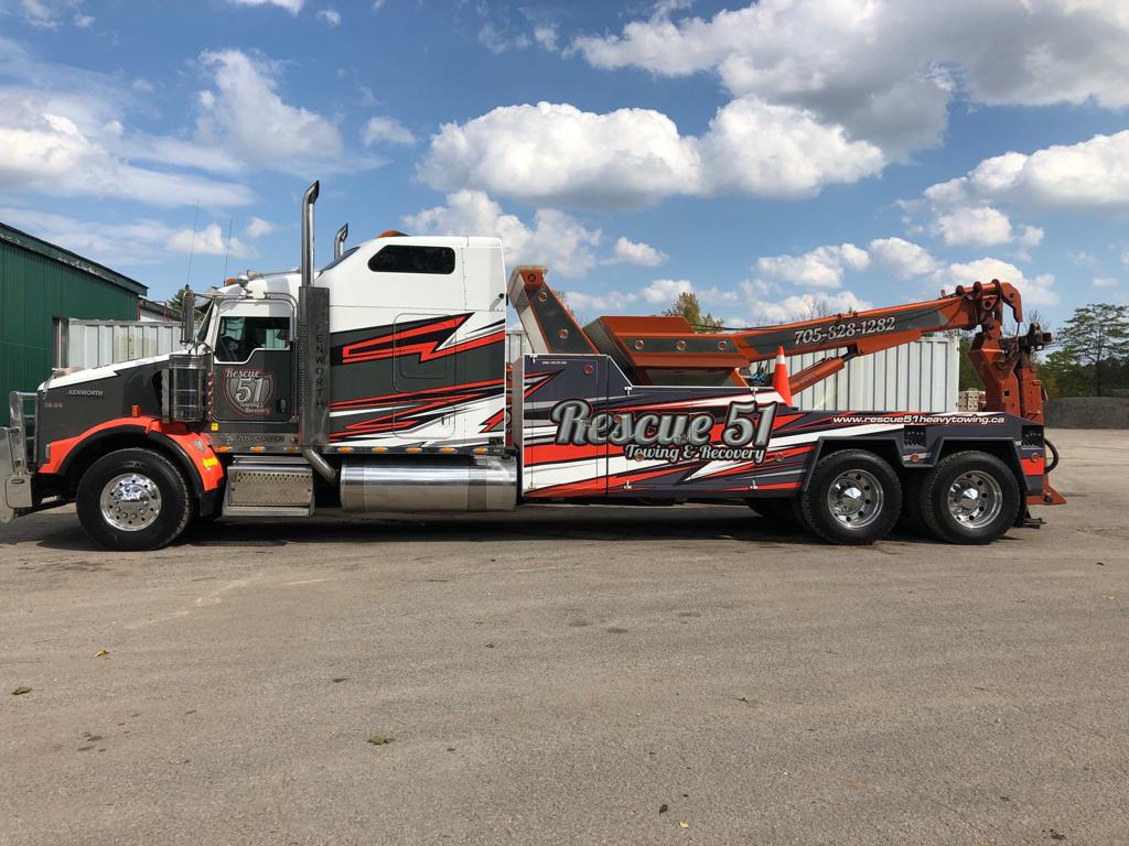 Rescue 51 Towing and Recovery | 5370 ON-89, Essa, ON L0L 1L0, Canada | Phone: (705) 828-1282