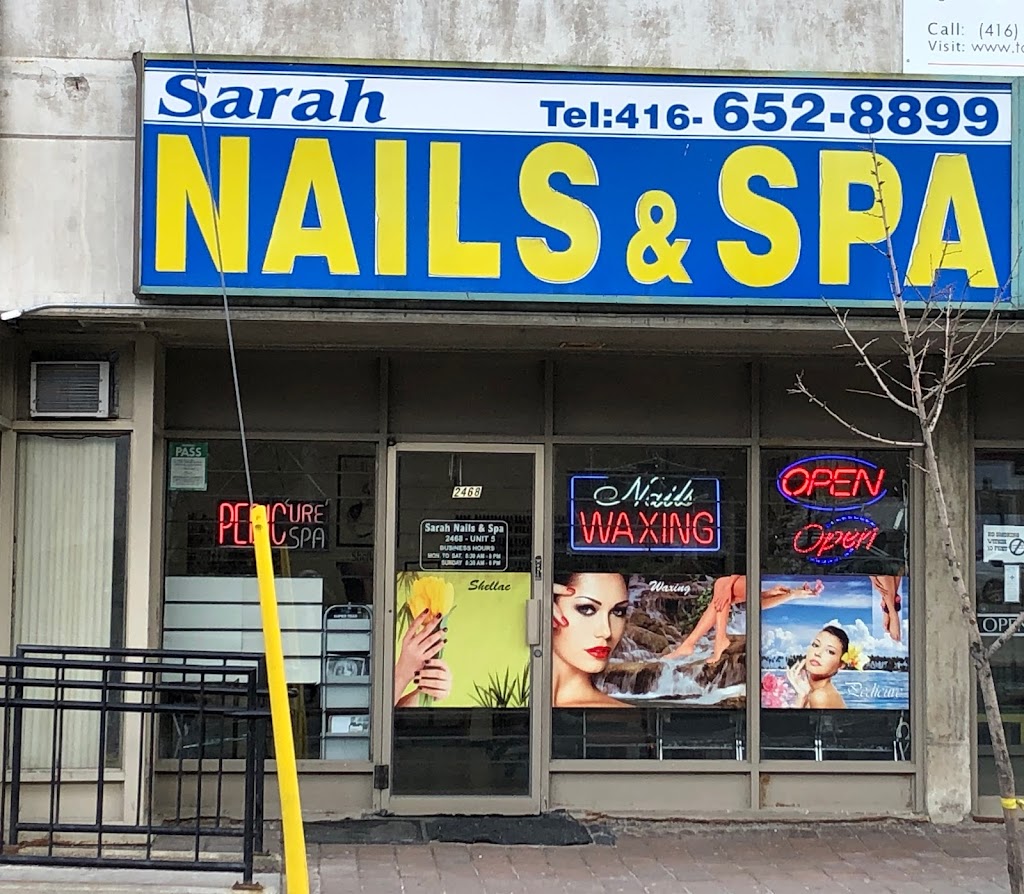 Sarah Nails And Spa | 2468 Eglinton Ave W, York, ON M6M 5E2, Canada | Phone: (416) 652-8899