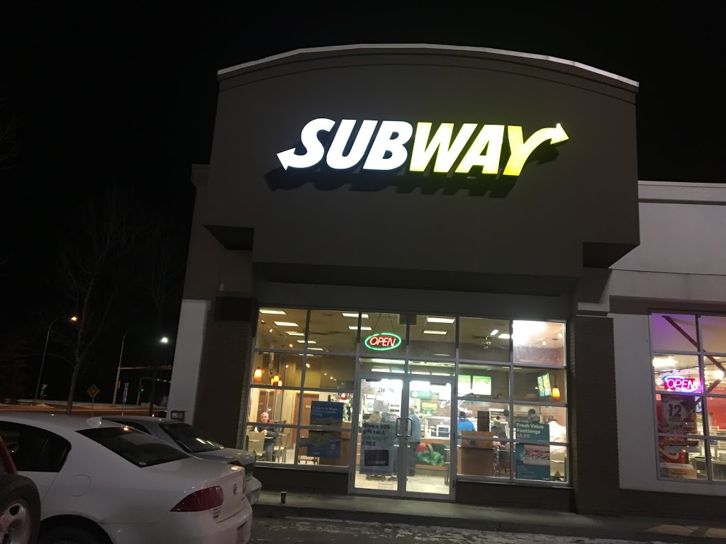 Subway | 96 Campsite Rd #20, Spruce Grove, AB T7X 4J3, Canada | Phone: (780) 960-0203