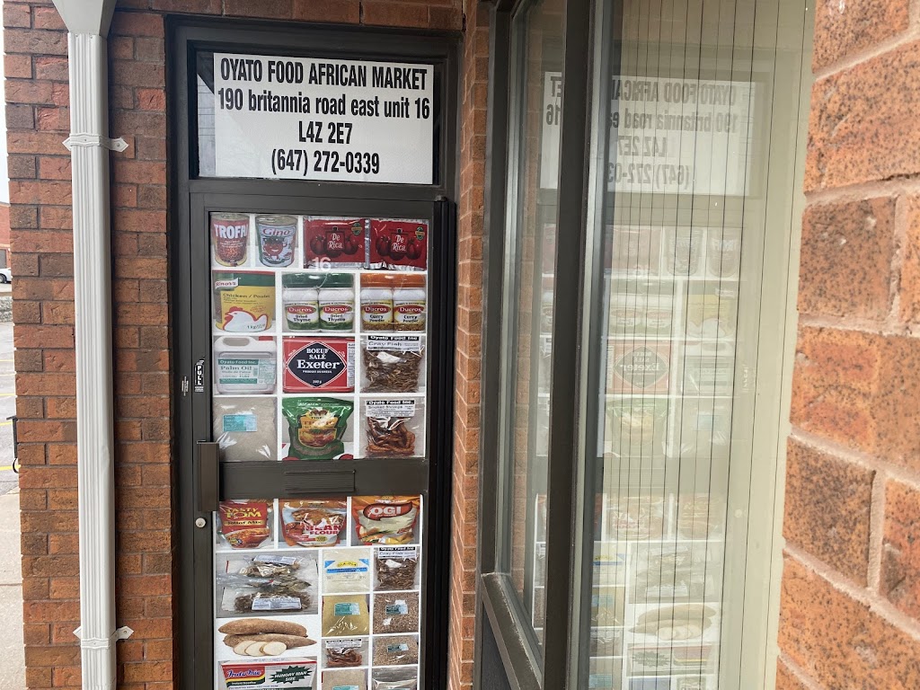 Oyato Food African Canadian Market | 190 Britannia Rd E Unit 16, Mississauga, ON L4Z 2E7, Canada | Phone: (647) 228-6473