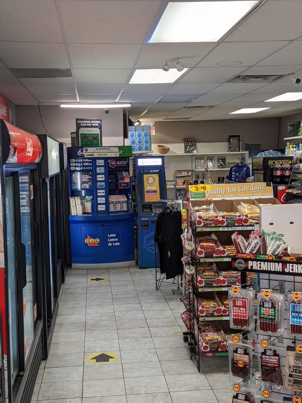 HoneyBadger Bitcoin ATM at Daisy Mart | 1425 King St E, Courtice, ON L1E 2J6, Canada | Phone: (855) 499-1149