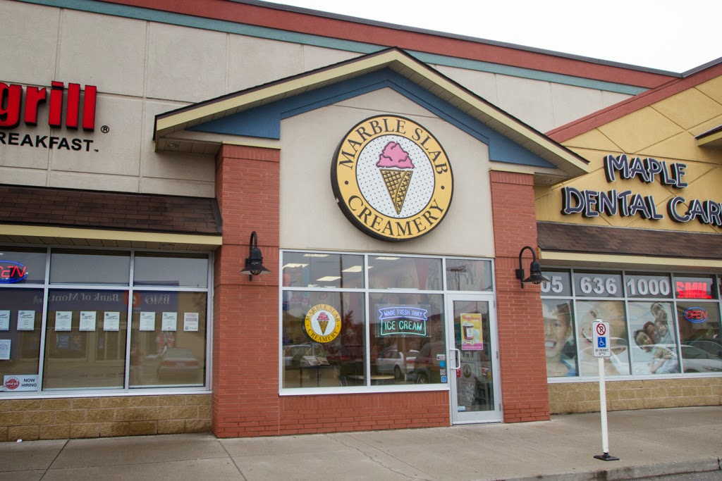 Marble Slab Creamery- Milton | 1003 Maple Ave, Milton, ON L9T 0A5, Canada | Phone: (905) 876-0577