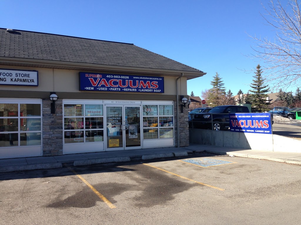 Okotoks Vacuums | 18 Southridge Dr #2, Okotoks, AB T1S 1N1, Canada | Phone: (403) 982-0026