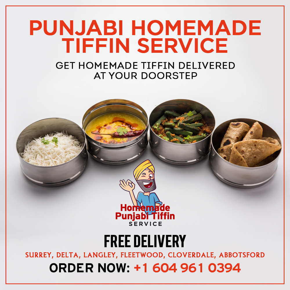 Homemade Punjabi Tiffin Service | 8653 120 St, Delta, BC V4C 6R4, Canada | Phone: (604) 374-5202