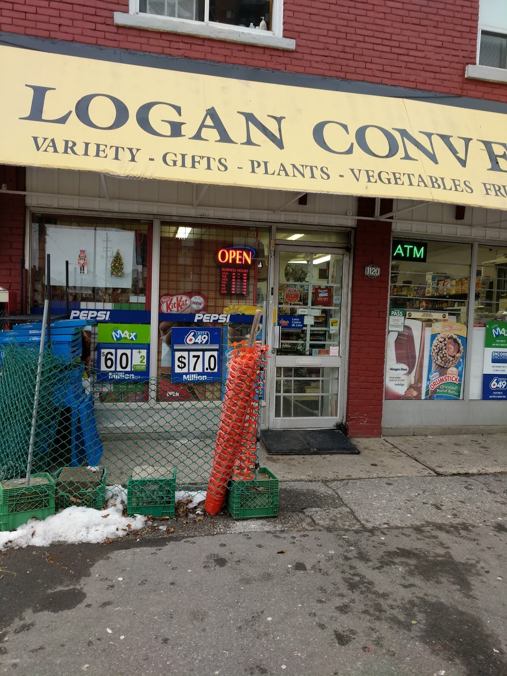 Logan Convenience | 1120 Logan Ave, East York, ON M4K 3G7, Canada | Phone: (416) 425-6732