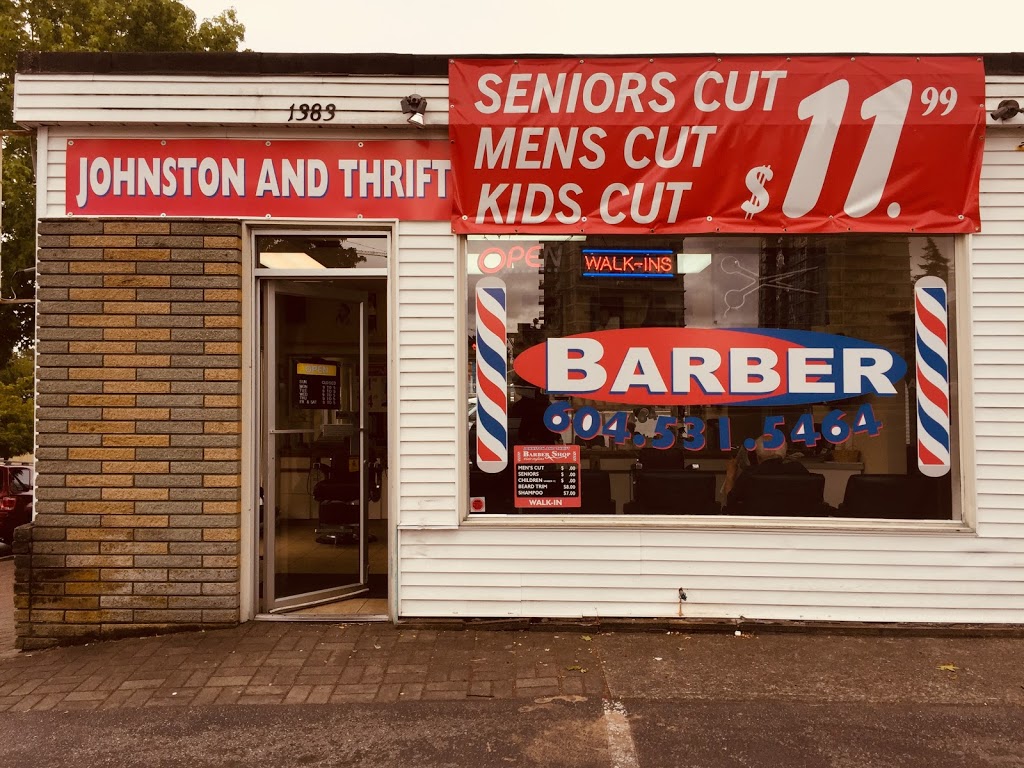 Johnston & Thrift Barbers | 1383 Johnston Rd, White Rock, BC V4B 3Z3, Canada | Phone: (604) 531-5464