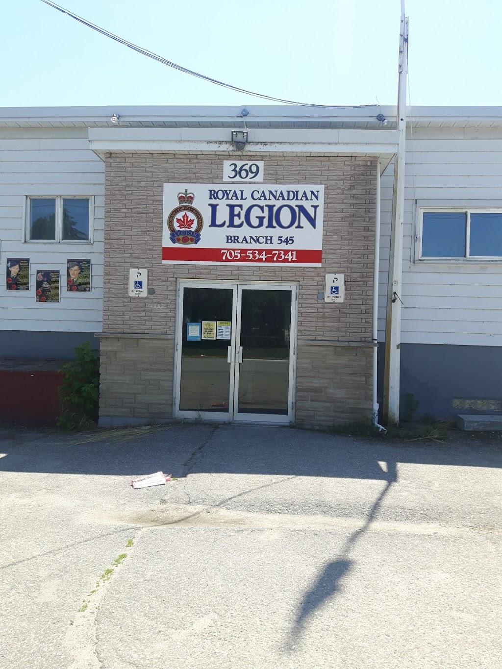 Royal Canadian Legion Branch 545 | 369 Armstrong St, Port McNicoll, ON L0K 1R0, Canada | Phone: (705) 534-7341