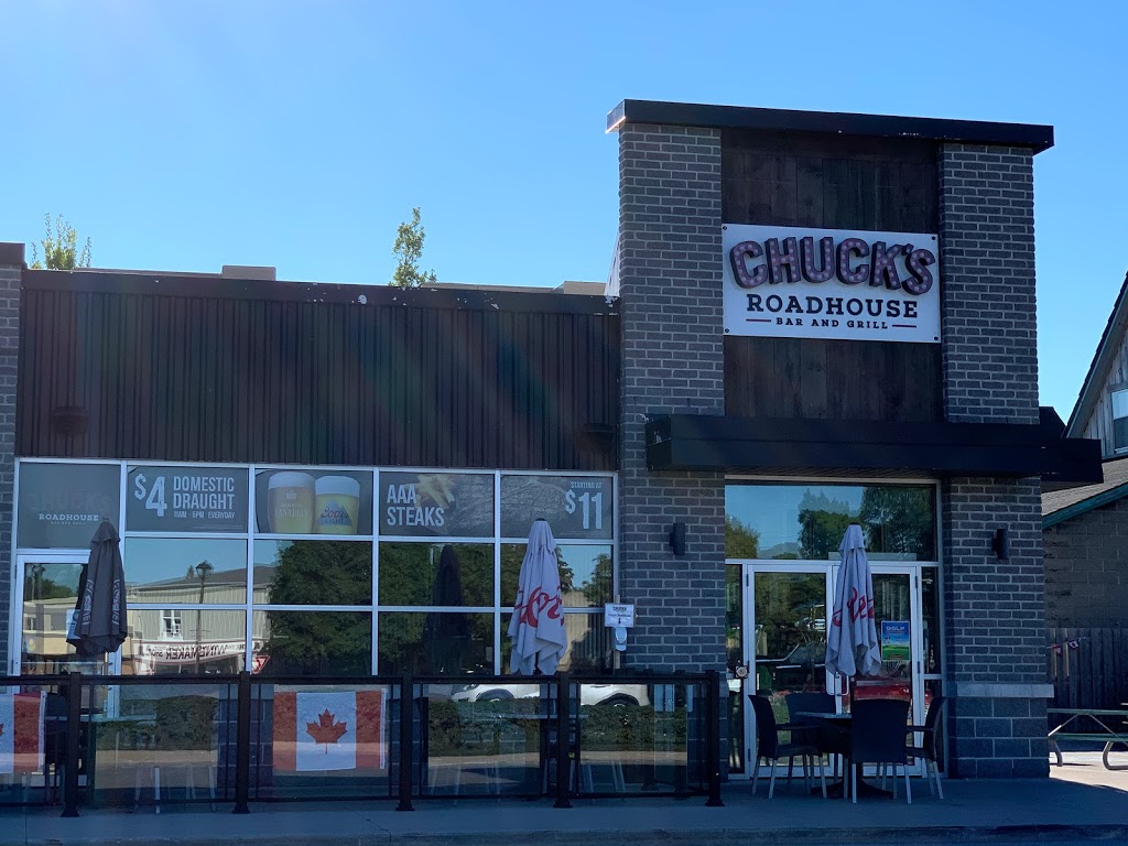 Chucks Roadhouse Bar & Grill | 63 Victoria St S, Goderich, ON N7A 3H6, Canada | Phone: (519) 524-5598