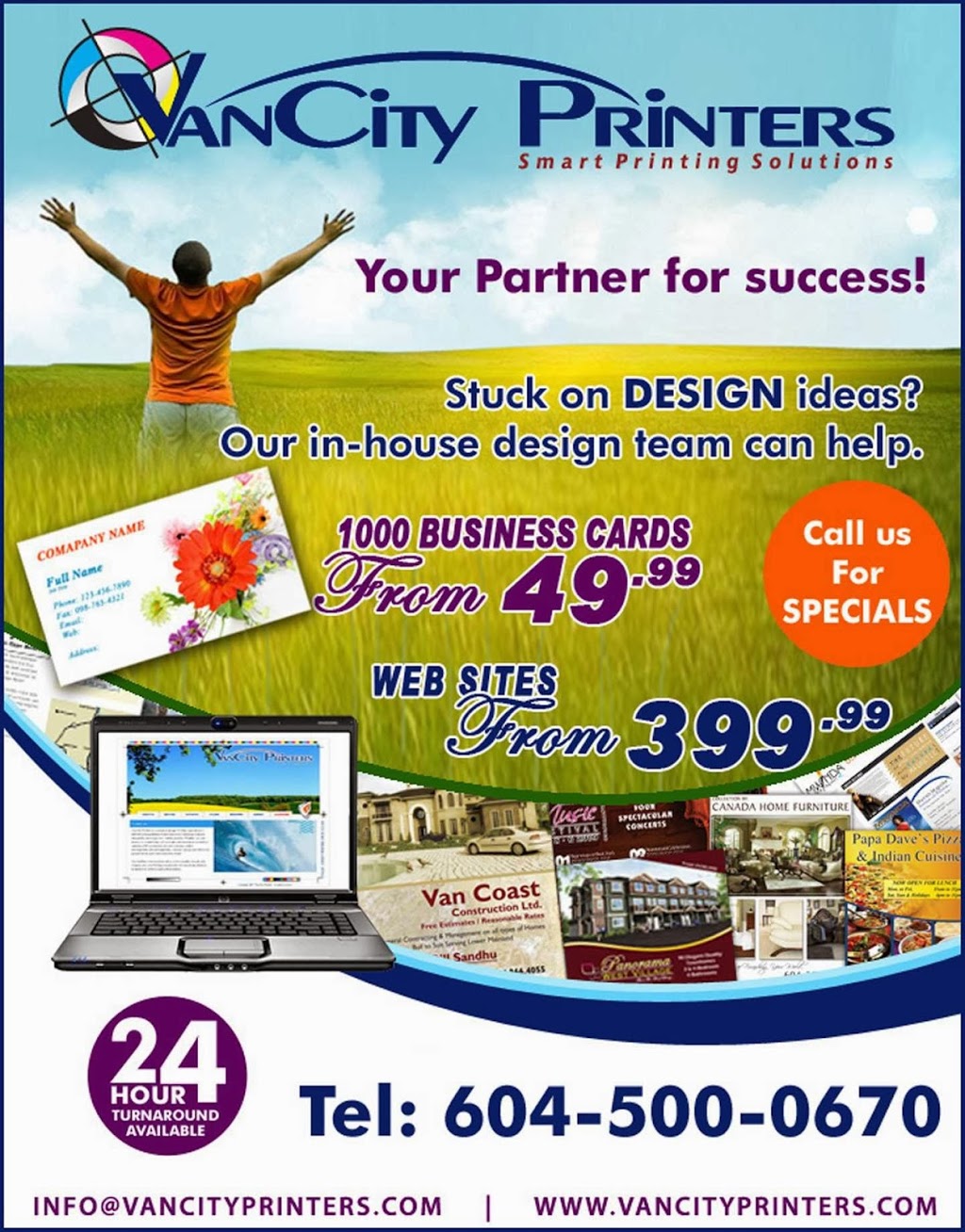 VanCity Printers | 8652 Joffre Ave, Burnaby, BC V5J 3L5, Canada | Phone: (604) 433-4425