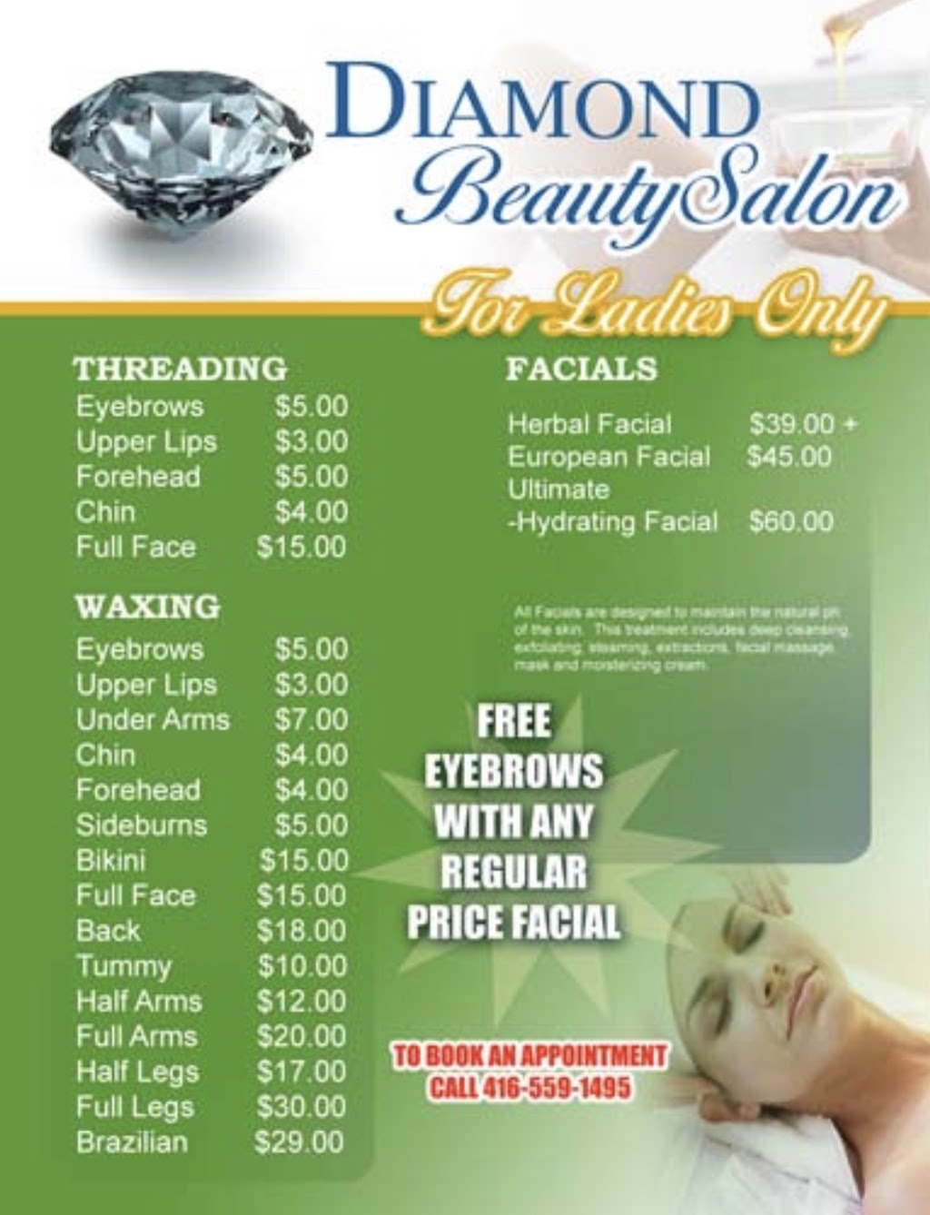Diamond Beauty Salon | 40 Scott Dr, Alliston, ON L9R 0H7, Canada | Phone: (416) 559-1495