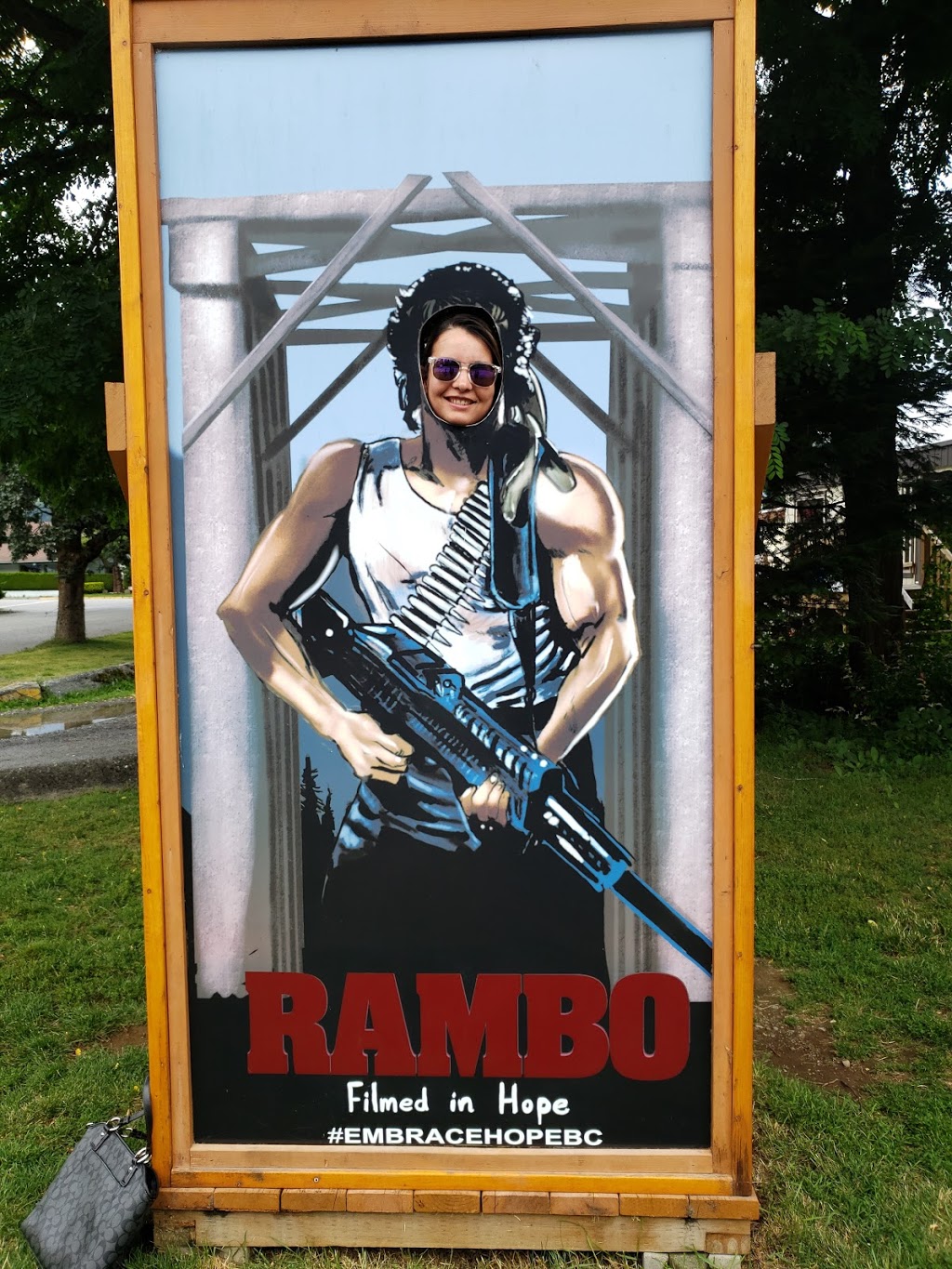 Cardboard Cutout commemorating the filming of First Blood | Water Ave, Hope, BC V0X 1L0, Canada | Phone: (604) 869-2021