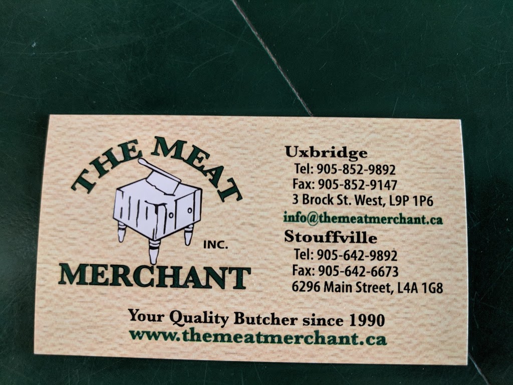 The Meat Merchant | 3 Brock St W, Uxbridge, ON L9P 1P6, Canada | Phone: (905) 852-9892