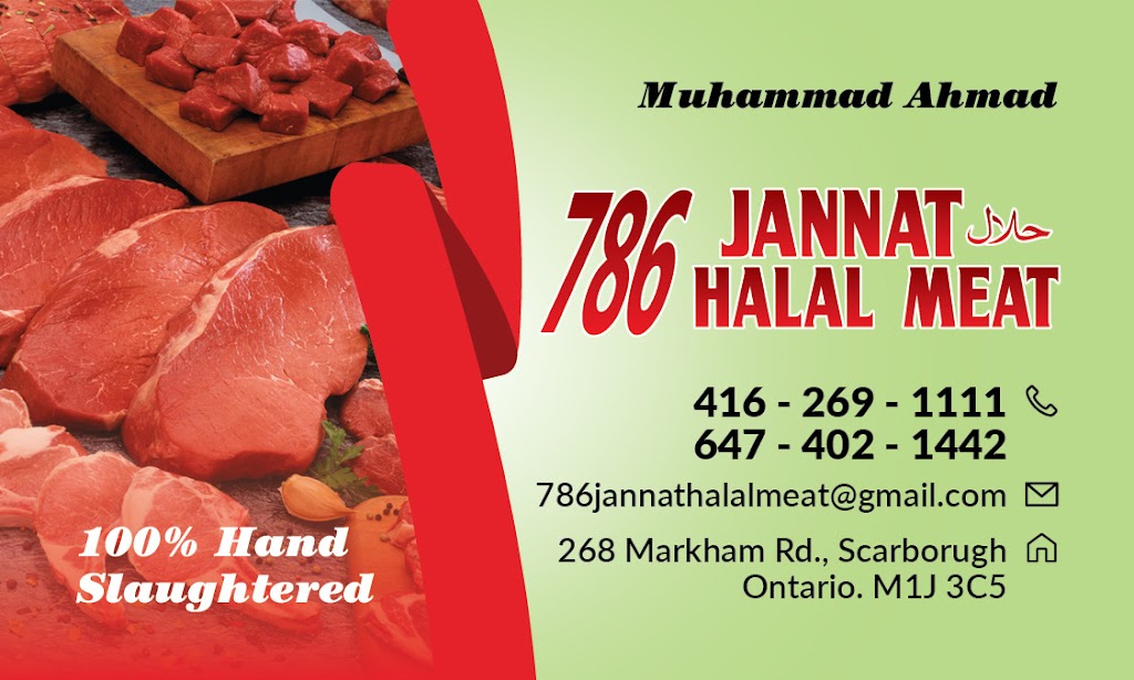 786 Jannat Halal Meat | 268 Markham Rd, Scarborough, ON M1J 3C5, Canada | Phone: (416) 269-1111