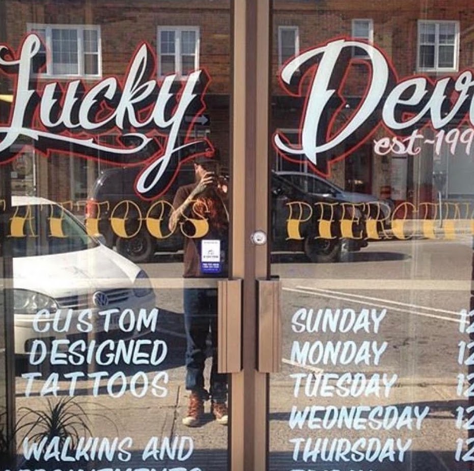 Lucky Devil Tattoos & Piercing | 18 Clapperton St, Barrie, ON L4M 0E8, Canada | Phone: (705) 720-2202