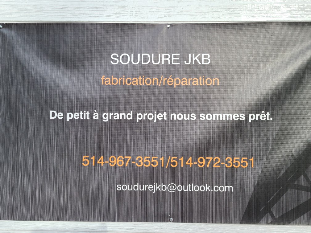 Soudure jkb | J5j, Sainte-Sophie, QC J5J 2R5, Canada | Phone: (514) 967-3551