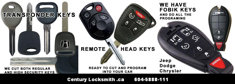 Century Locksmith | 2050 W 60th Ave, Vancouver, BC V6P 2B1, Canada | Phone: (604) 588-8111