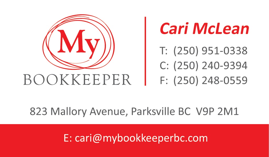 My Bookkeeper | 823 Mallory Ave, Parksville, BC V9P 2M1, Canada | Phone: (250) 951-0338