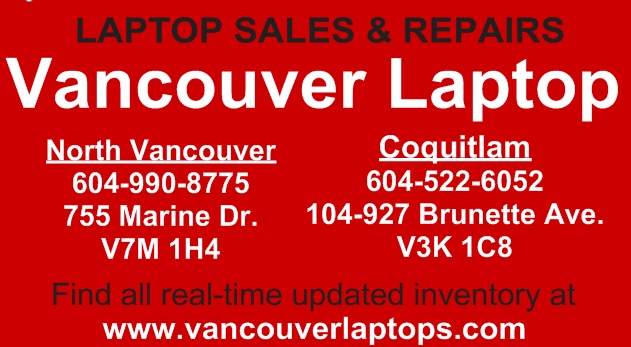 Vancouver Laptop | 927 Brunette Ave #104, Coquitlam, BC V3K 1C8, Canada | Phone: (604) 522-6052
