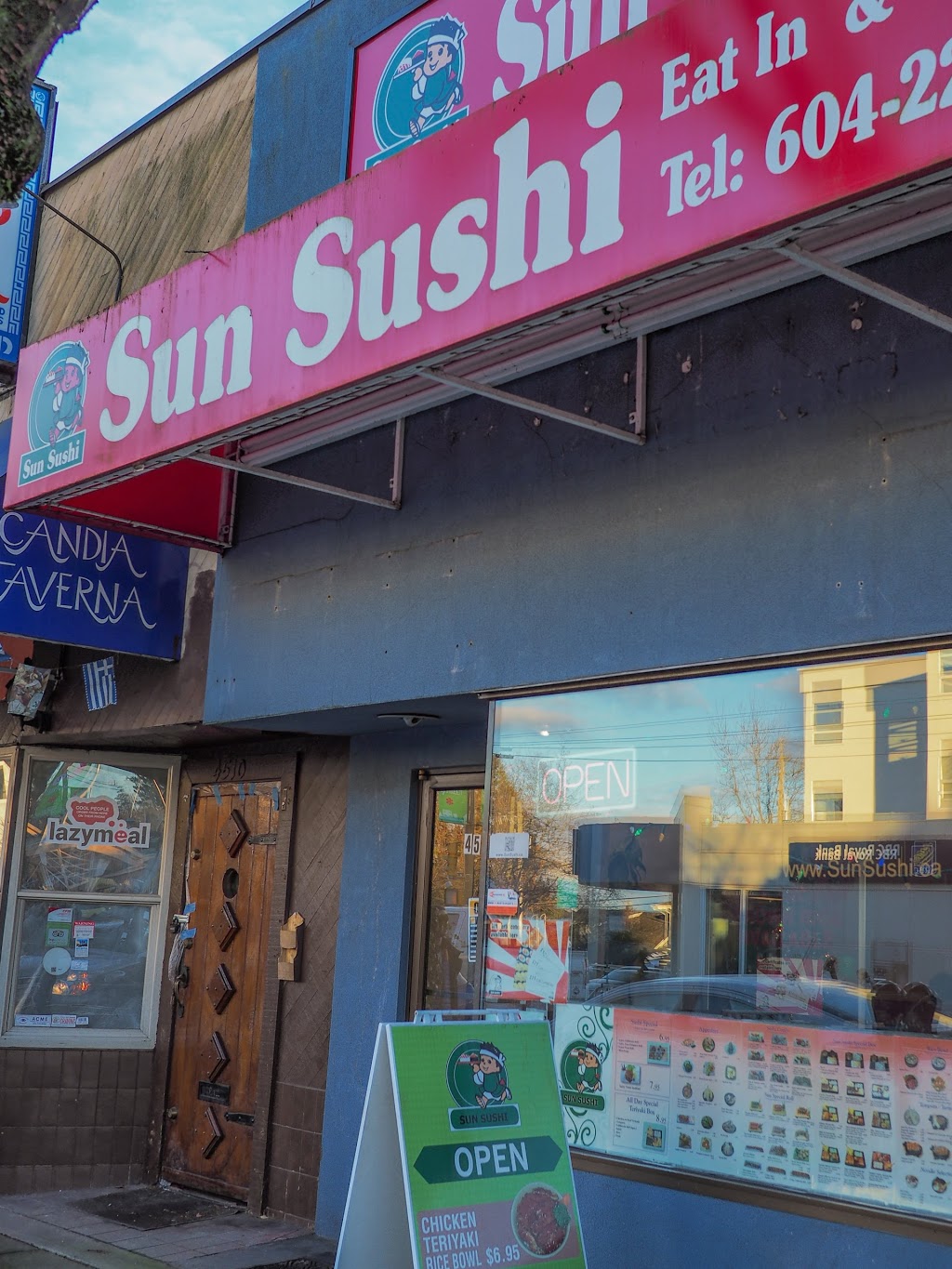 Sun Sushi | 4512 W 10th Ave, Vancouver, BC V6R 2J1, Canada | Phone: (604) 222-8868