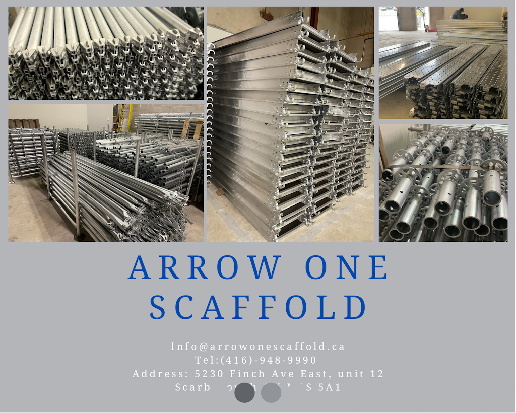 Arrow One Scaffold Supplier Ltd. | 5230 Finch Ave E Unit 12, Scarborough, ON M1S 5A1, Canada | Phone: (416) 948-9990