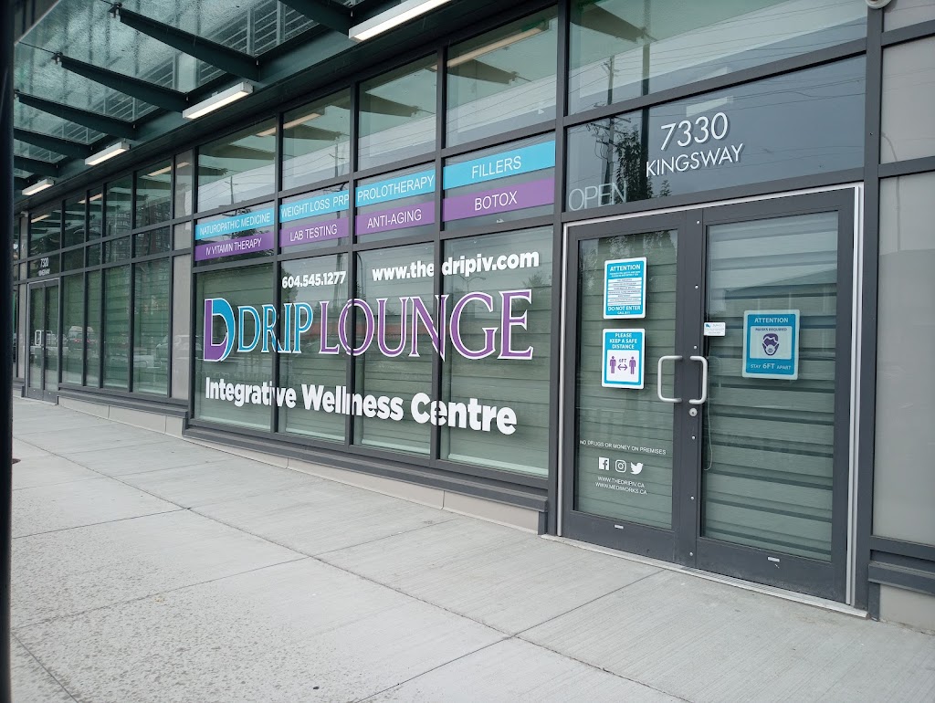 Drip Lounge Integrated Wellness | 7330 Kingsway, Burnaby, BC V3N 3B5, Canada | Phone: (604) 545-1277