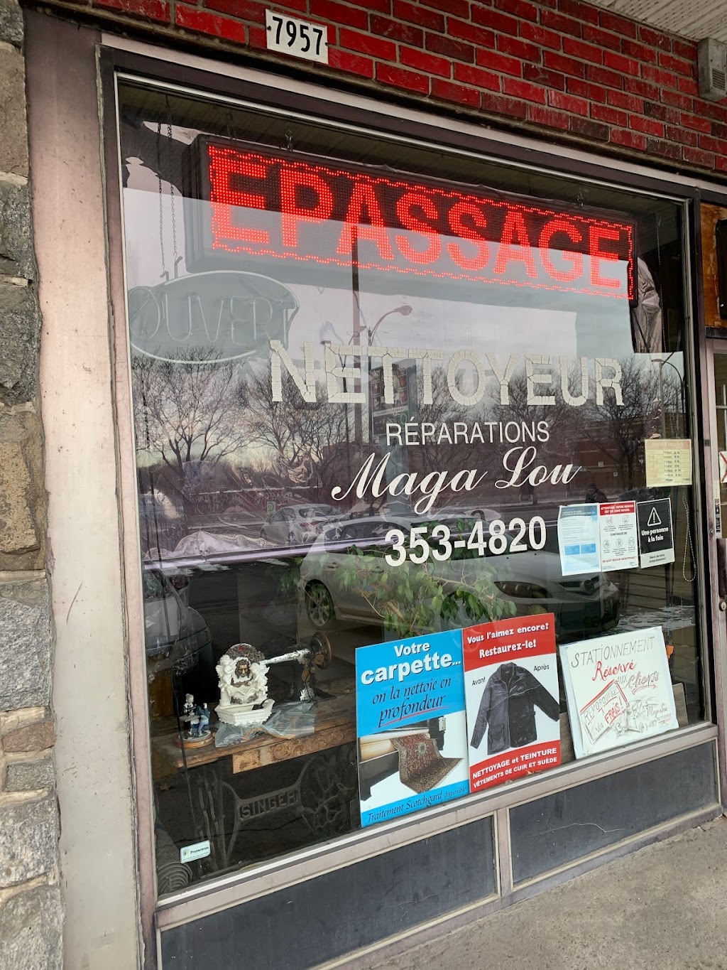 Maga Lou Nettoyeur | 7957 Rue Hochelaga, Montréal, QC H1L 2K9, Canada | Phone: (514) 353-4820