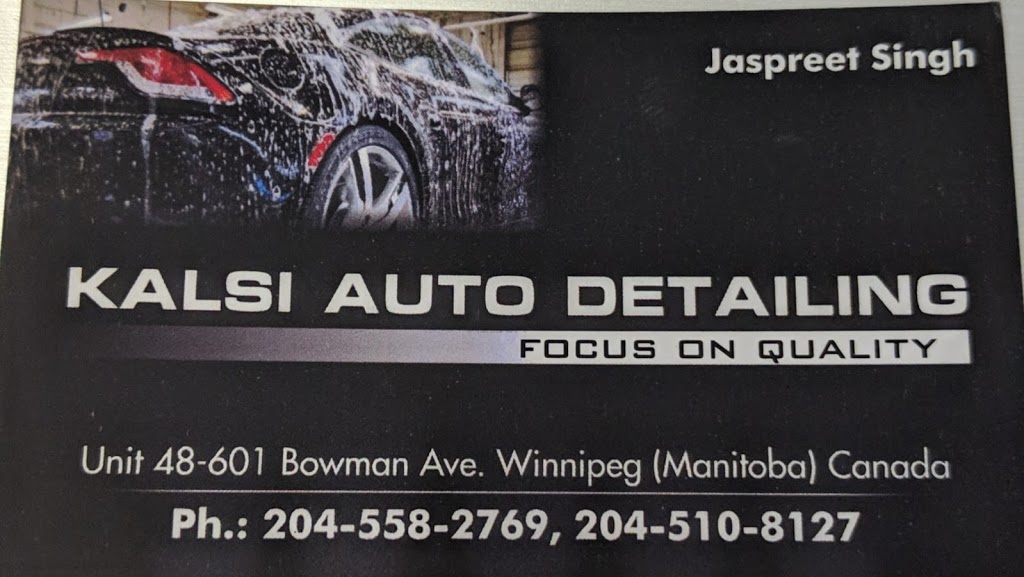 Kalsi Auto Detailing | 601 Bowman Ave Unit 48, Winnipeg, MB R2K 3S4, Canada | Phone: (204) 558-2769