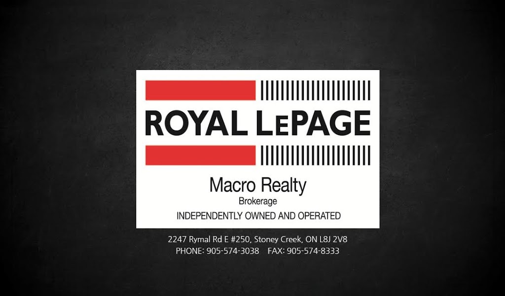 Ian Carter Franklin -Sales Representative @ Royal LePage Macro R | 2247 Rymal Rd E Suite #250, Stoney Creek, ON L8J 2V8, Canada | Phone: (905) 541-9180