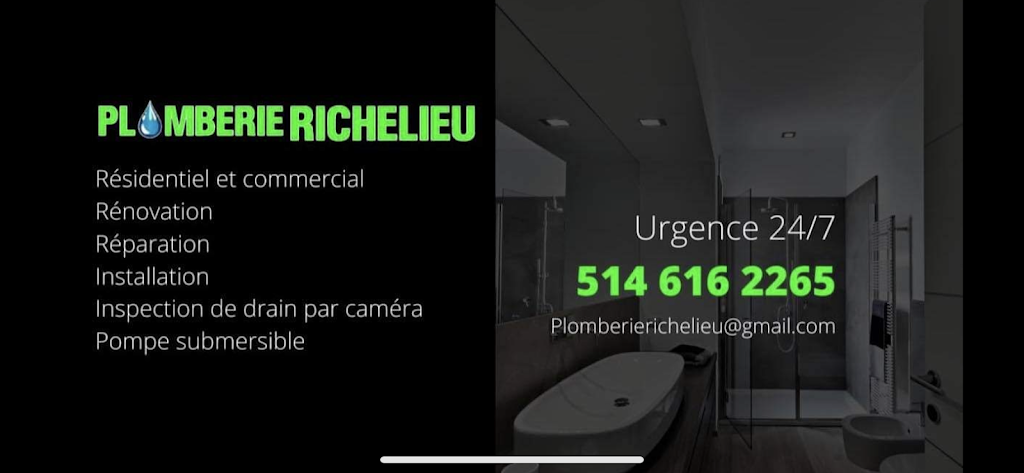 Plomberie Richelieu | 119 29e Av, Saint-Blaise-sur-Richelieu, QC J0J 1W0, Canada | Phone: (514) 616-2265