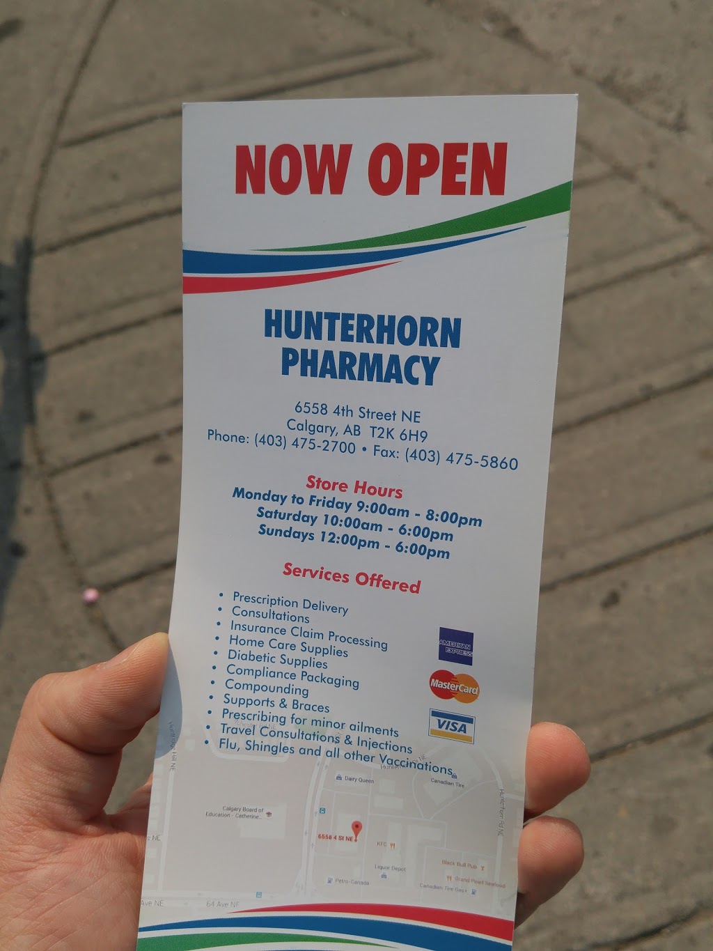 Hunterhorn Pharmacy | 6558 4 St NE, Calgary, AB T2K 6H2, Canada | Phone: (403) 475-2700