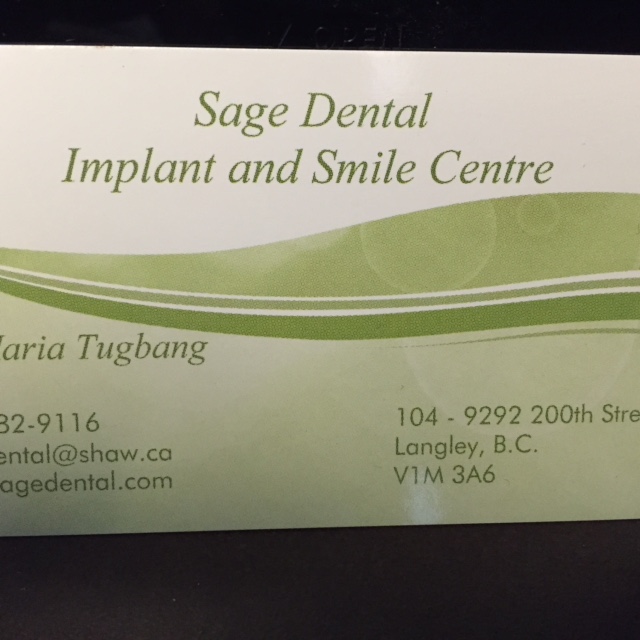 Sage Dental Implant & Smile Centre | 9292 200 St #104, Langley City, BC V1M 3A6, Canada | Phone: (604) 882-9116