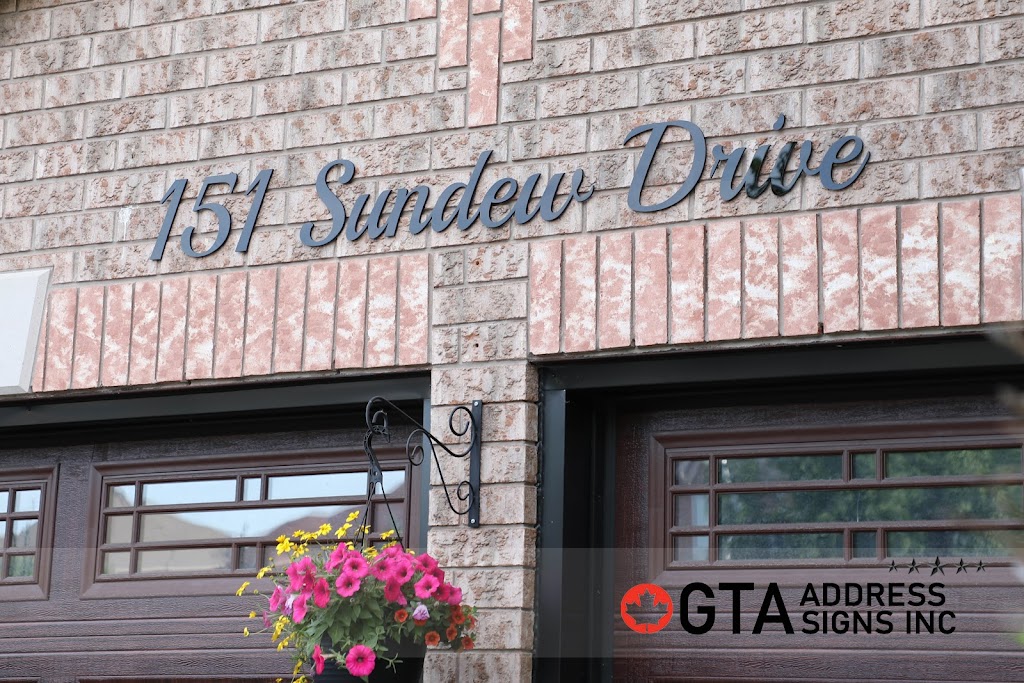 GTA Address Signs | 347 Busato Dr, Whitchurch-Stouffville, ON L4A 4V1, Canada | Phone: (647) 951-2414