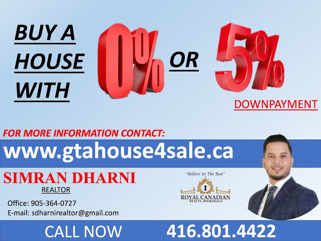 Realtor- Simran Dharni | 2896 Slough St Unit 1, Mississauga, ON L4T 1G3, Canada | Phone: (416) 801-4422