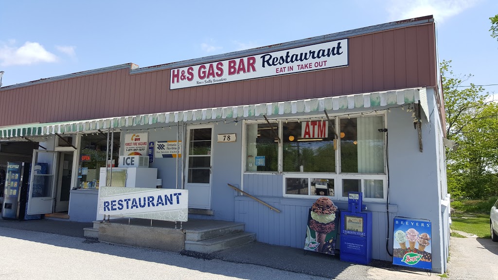 H&S Restaurant & Gas Bar | 78 Lone Pine Rd, Port Severn, ON L0K 1S0, Canada | Phone: (705) 538-2941