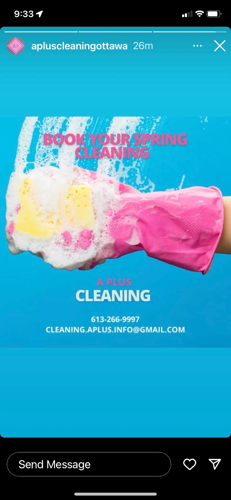 A plus Cleaning | 6470 Colony Square, Ottawa, ON K1C 3E2, Canada | Phone: (613) 266-9997