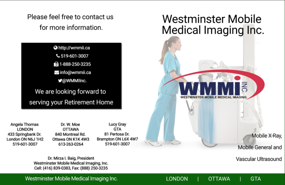 Westminster Mobile Medical Imaging Inc | 375 Springbank Dr, London, ON N6J 1G7, Canada | Phone: (519) 601-3007