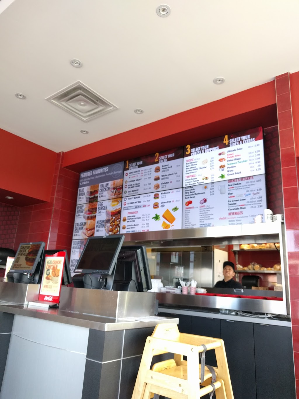 Hero Certified Burgers | 444 Holland St W, Bradford, ON L3Z 0G1, Canada | Phone: (905) 775-4449