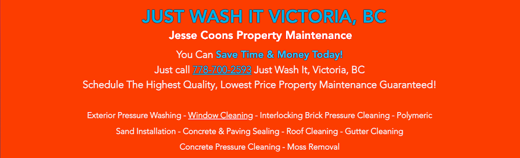 Just Wash It Victoria | 4985 Prospect Lake Rd, Victoria, BC V9E 1J5, Canada | Phone: (778) 700-2593