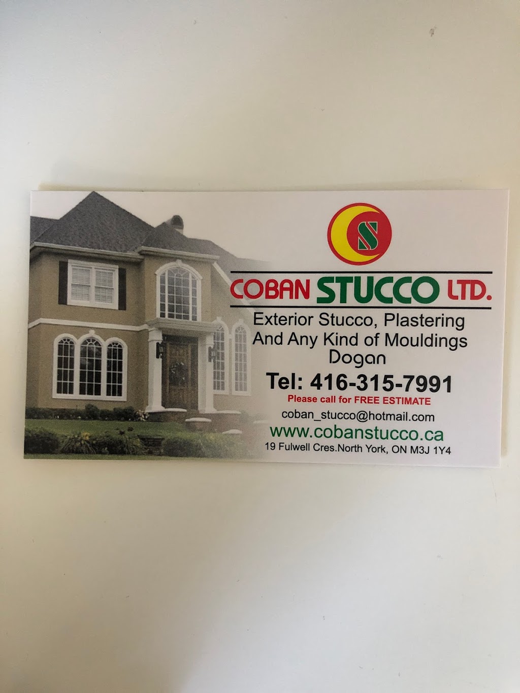 COBAN STUCCO | 19 Fulwell Crescent, North York, ON M3J 1Y4, Canada | Phone: (416) 315-7991