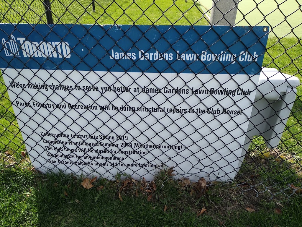 James Gardens Lawn Bowling Club | 171 Edenbridge Dr, Etobicoke, ON M9A 4N1, Canada | Phone: (416) 231-2308