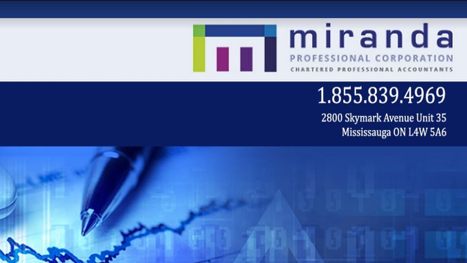 Miranda Professional Corporation | 2800 Skymark Ave Suite 35, Mississauga, ON L4W 5A6, Canada | Phone: (855) 839-4969