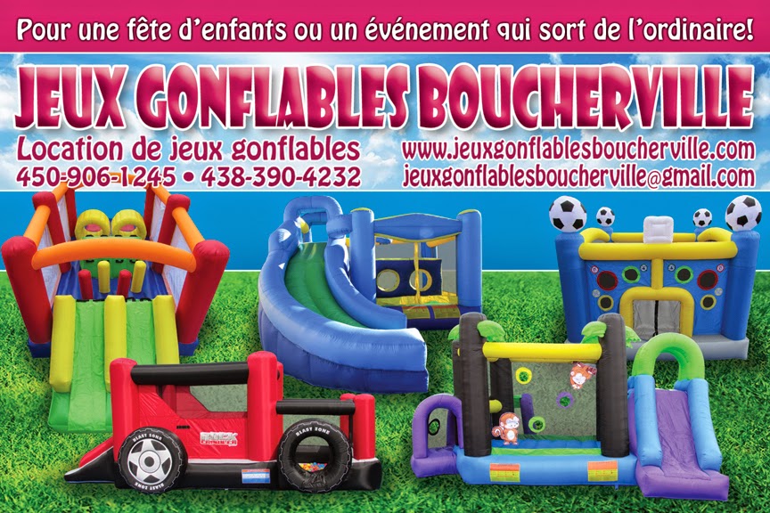 Jeux gonflables Boucherville | 697 Rue du Père-Le Jeune, Boucherville, QC J4B 3J6, Canada | Phone: (450) 906-1245