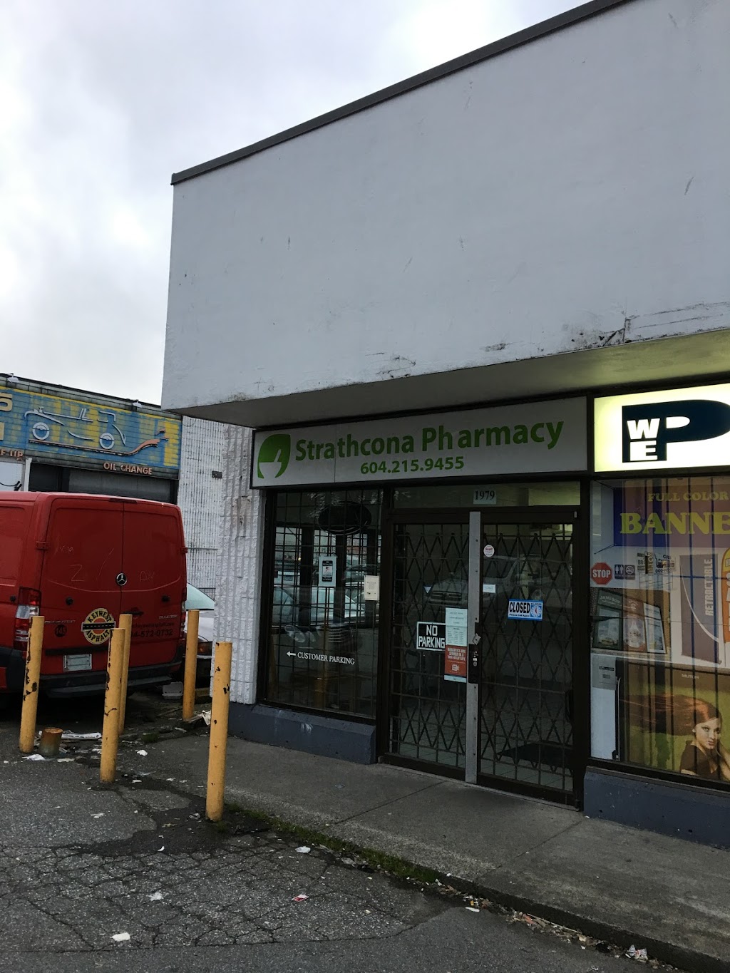 Strathcona Pharmacy | 1979 E Hastings St, Vancouver, BC V5L 1T5, Canada | Phone: (604) 215-9455