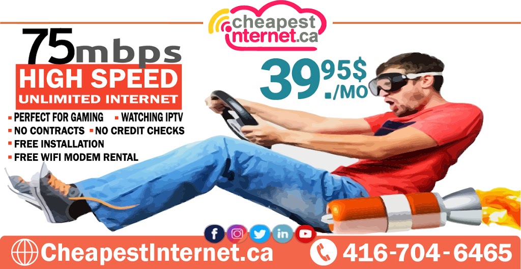 CHEAPEST INTERNET | 2267 Islington Ave, Etobicoke, ON M9W 3W6, Canada | Phone: (416) 704-6465